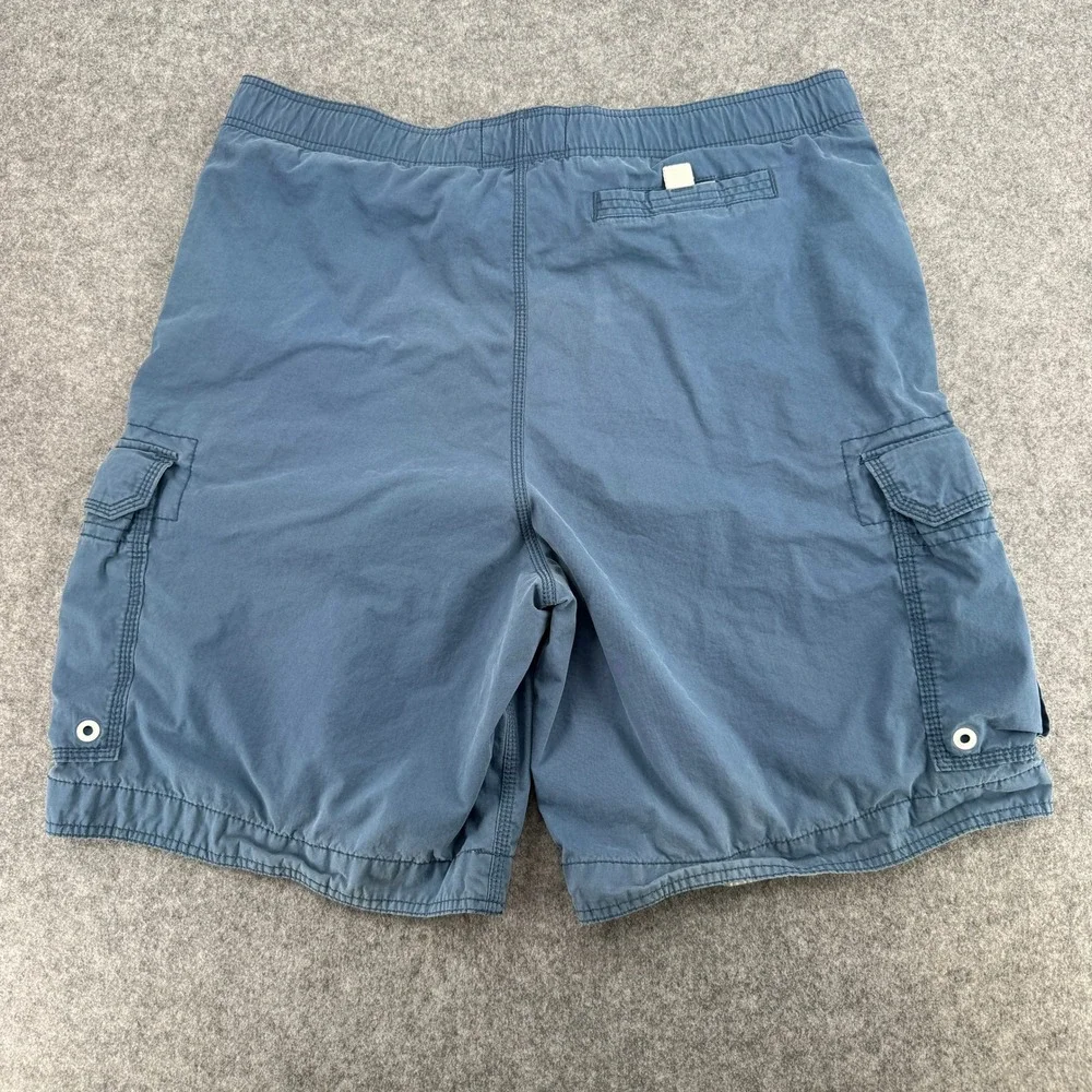 Abercrombie & Fitch Swim Trunks Mens XL Cargo Board Shorts Blue EUC